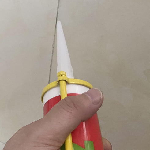 Caulk Extension Nozzle, Sausage Caulking Gun Tips for Sealing and Preserving, Applicator Replacement Tool Supplies