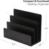 Mail Organizer, Letter Holder - Black, Metal by xympo