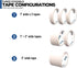 Excell Triple Premium Extra Wide Metal Multi-Rolls Desktop Tape Dispenser, ET-13371, 3 inch Wide