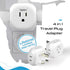Ceptics US to UK Plug Adapter, Ultra Compact Power Adapter for USA to Type G Countries, 2 Pack