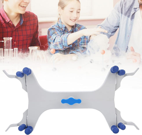 Aluminum Burette Clamp Accessory, Dual Burette Clip Holder for Titration Stand, Aluminum Butterfly Clip