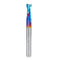 Amana Tool - 46102-K Solid Carbide Spiral Plunge Tool, 1/4 Dia, Spektra Extreme Coated