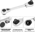 1/4" Drive Mini Ratchet Wrench, 72-Tooth Quick Release Socket Screwdriver, 1/4 Inch Mini Allen Wrench (107mm)