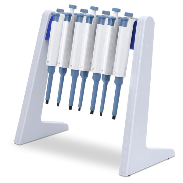 Plastic Lab Pipette Rack Holder Stand for Hanging 7-8 Laboratory Micropipettes