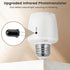 E26/E27 Bulbs, Bulb, Bulbs, 4-Pack SURAIELEC Dusk to Dawn Sensor Socket, Automatic Light Sensor Socket for for Flame