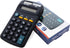 BAZIC 8 Digit Pocket Size Calculator, Dual Power, LCD Display, Mini Standard Function, Black