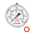 0-60psi/kpa Glycerin Filled Pressure Gauge: 2-1/2" Dial Size, Stainless Steel Case, 1/4" NPT Mount