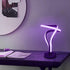 11.8inch-Unique 7 10W OUKANING LED Spiral Table Lamp, RGB Bedside Lamp, Colors Touch Changing Color Nightstand Lamp