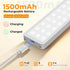 Dimmable 3 Closet 4 Pack Under Cabinet Rechargeable Lighting: Color Temperature Motion Sensor Lights Indoor - Battery