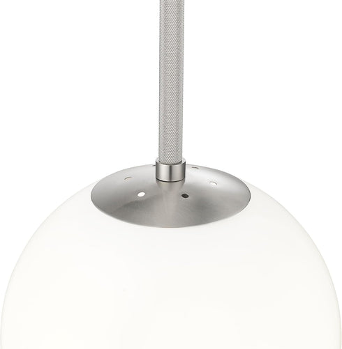 ML 25501-BN 12" 1-Light Lighting Kairo Wide Pendant - Brushed Nickel