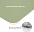 Leather Mouse Pad, Wood Mouse Pad, Double Side Stitched Edges, Equipped with Coaster Mouse Pads for Laptop, Office &