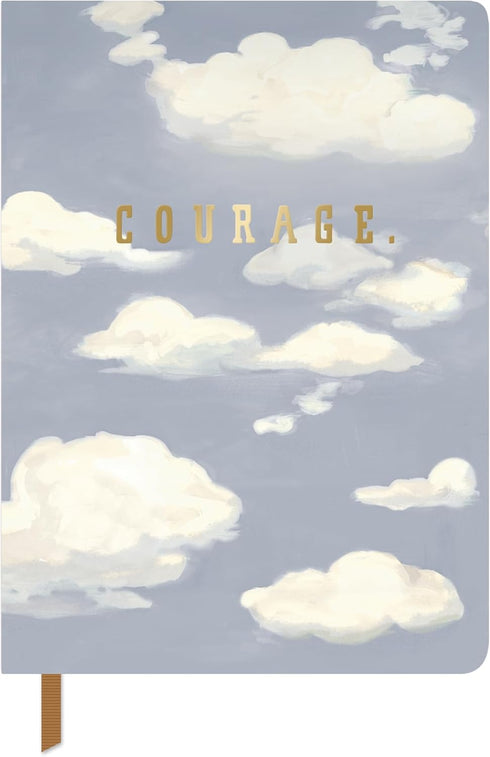 Fringe Studio Classic Small Paperback Journal, CLOUD COURAGE, 6" x 8.25", 208 Pages