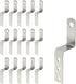 Geesatis 15PCS Right Angle Z Shaped Corner Bracket with Mounting Screws for