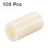 uxcell ABS Round Spacer Washer ID 8.2mm OD 14mm Length 25mm Plastic Standoff for 3D Printer, Beige
