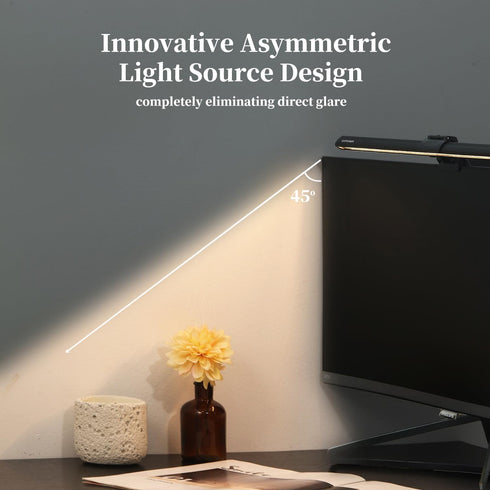Dimmable CATPOWER Computer Monitor Light Bar, LED Screen Light Bar for Workspace, Monitor Lamp, Button Control Monitor