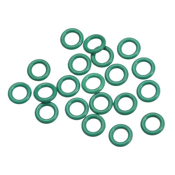 uxcell Fluorine Rubber O-Rings, 8.5mm OD 5.5mm ID 1.5mm Width FKM Seal Gasket for Machinery Plumbing, Green
