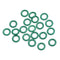 uxcell Fluorine Rubber O-Rings, 8.5mm OD 5.5mm ID 1.5mm Width FKM Seal Gasket for Machinery Plumbing, Green