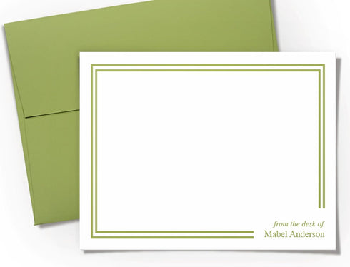 Copper and Toad Set Set, Mens Personalized Stationery for Men, Boys Thank You Notes, Personalized Note Cards