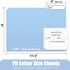 Habgp 18 Pcs Manilla Folders, 8.5 x 11 Inch, 1/3-Cut Tab Colored File Folders for School Business Office
