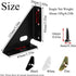 SEIWEI 2 Gusset Pcs Joints, Heavy Duty Trapezi Corner Code, Bracket Corner Brace Bracket Fasteners, Furniture Shelf