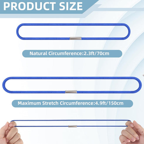 ZNBSIXP Set 3,Garbage 13 30 Trash Can Rubber Bands of Can Bands Elastic for to Gallon Garbage Cans,Elastic Rubber