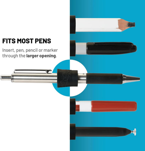 Retractable Pen Reel for Nurses, Teachers, Waitresses, Carpenters, Contractors & Pros (Abstract Design)
