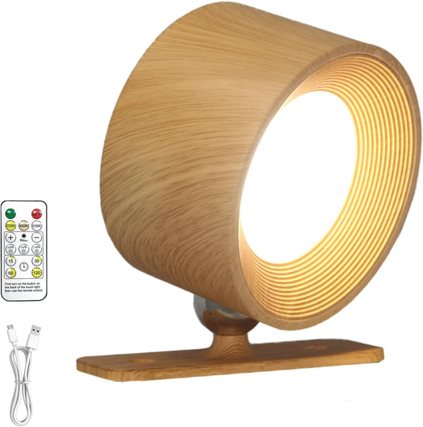 Generic Sweden Wall Lamps with Remote, 3 Color Temperatures, Dimmable & 360 Rotatable