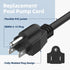95104L Replacement Cord for SKILSAW Worm Drive Saw, Heavy Gauge Power Cord Parts for SPT77WM SPT78W Circular Saw