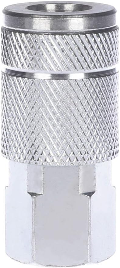 WYNNsky Automotive Air Coupler Set, 1/4 Inch Body Size, Steel Air Compressor Hose Fittings