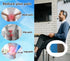 Gel Seat Cushion, Foldable Seat Cushion Comfortable Travel Seat Cushions Soft Breathable for Chair, Car, Plane Outdoor