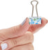 Juvale 40-Pack Small Cute Binder Clips - 1.5 x 0.75 in Multicolor Floral Design, Durable Iron Clips for Document