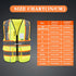 7 AYKRM Security Vest for Men Women Pockets High Visibility Reflective Safety Vest Front Zipper Meets ANSI/ISEA