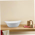 VICASKY Portable Oval Face Wash Basin - Stackable Cleaning Tub for Home and Salon