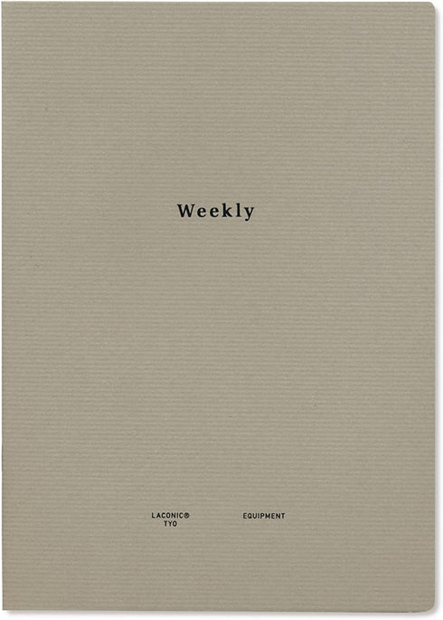 Laconic LGF02-36 Notebook, A5 Weekly Date Free Style Notebook