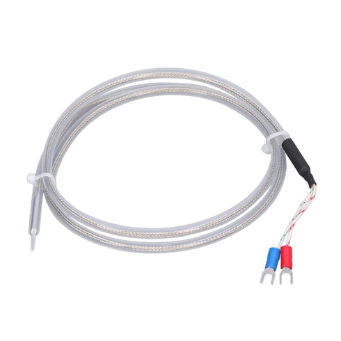 K Thermocouple, PTFE Thermocouple 1 Meter K Temperature Transducer Probe, Industrial Temperature Sensors