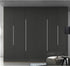 KGUDYS 4-Piece Hardware,150mm/5.9in Finger Edge Pull Handles,Kitchen Cabinet Handles,Aluminium Furniture