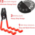MUTUACTOR 2 Packs Large Heavy Duty Magnetic Hooks, Strong Storage Hooks for Hanging Tools and Utensils