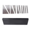 kimllier 10Pcs Angle Gauge Block Set, Steel Gauge Block Machinist Tool 1 to 30 Degree with Box, Accuracy