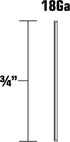 Metabo HPT 3/4 Inch 18 Gauge Brad Finish Nail - 1,000 Count | 24101THPT