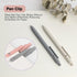 5pcs FIOVER Gel Pens Quick Dry Ink Pens Fine Point Premium Retractable Rolling Ball Gel Pens Black Ink Smooth Writing
