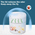 Mini Desk Trash Can with Lid, 0.5 Gallon Tiny Waste Basket with 180 Trash Bags for Desk Top