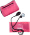 EMI Deluxe Aneroid Sphygmomanometer Manual Blood Pressure Monitor Adult Cuff Set with Case - #217 (Pink)