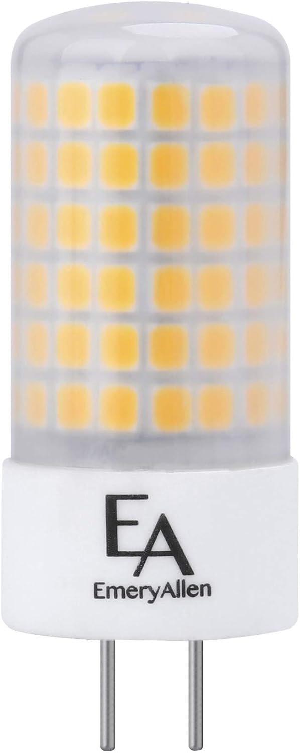 EmeryAllen EA-GY6.35-5.0W-001-309F-D Dimmable Miniature Bi-Pin Base LED Light Bulb 12V 5Watt 550 Lumens 3000K 1 Pcs