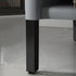 Generic Screws,4 60mm/2.4in,Black Adjustable Metal Square Table Legs,Sofa Legs,Bathroom Cabinet Support Legs,Kitchen