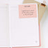 Feminine Reminder Fill in Sticky Note Pads, Set of 6, 4" x 3" Pink Purple, 50 Sheets Per Pad, Made in The USA