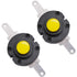 mxuteuk 30pcs Self-Lock Micro Push Button Switch DC 12V 0.5A 2-Pin Latching Mini On/Off Switch (Flat Pin)
