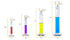 EISCO Graduated Cylinder Set, 9 Pieces - Class B Thick Borosilicate 3.3 Glass Cylinders, 5ml, 10ml, 50ml, 100ml, 3
