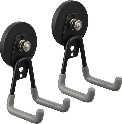 ULIBERMAGNET Heavy Duty Magnetic Hooks, Strong Large Magnet Hooks for Garage, Workshop, Indoor Outdoor Storage
