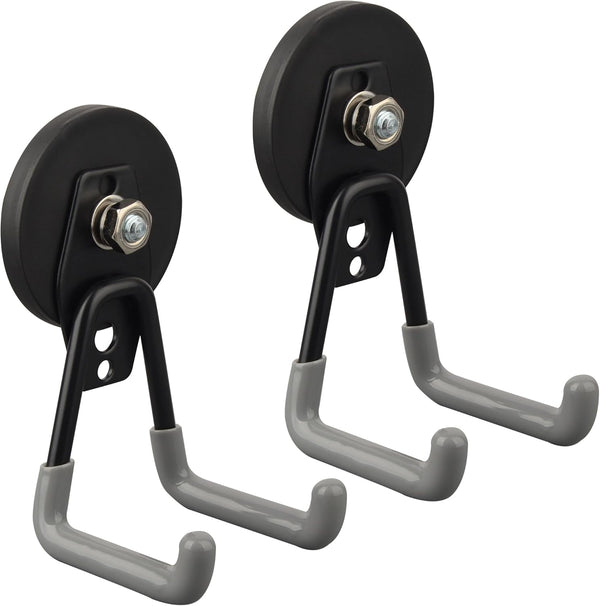 ULIBERMAGNET Heavy Duty Magnetic Hooks, Strong Large Magnet Hooks for Garage, Workshop, Indoor Outdoor Storage