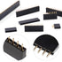 Glarks 240Pcs 2.54mm Straight Single Row PCB Board Female Pin Header Socket Connector Kit